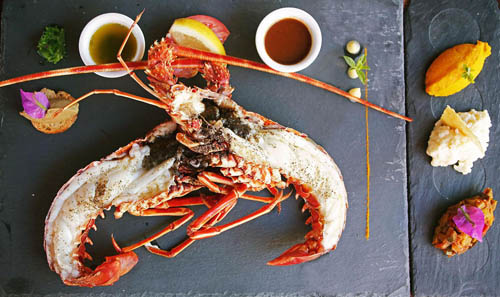 Restaurant de langoustes Réserve naturelle de Scandola
